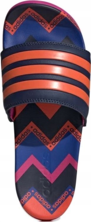 Shapka Adidas Sportswear Future of Lounge, me rrip t’gjerë, taban kundër rrëshqitjes, blu shumëngjyrëshe
