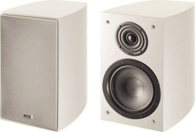 Bокси за полица Heco Victa Elite 302, Hi Fi, 6.5\", бели, сет 2 парчиња
