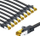 Kabllo rrjeti Goobay 69414, Cat 6a S/FTP, RJ45, 2m, e zezë