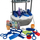 Set lodër mjeku Mega Creative MEDICAL SET, me shportë, blu gri