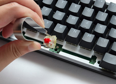 Tastierë Ducky One 3 TKL, Cherry MX Silver, e verdhë