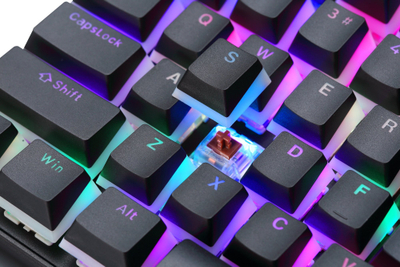 Set gaming Preyon Brown Blitz Claw PBRBC87B dhe Preyon Falcon PFG27B, tastierë mekanike TKL, maus gaming, i zi
