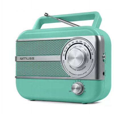 Портабилно радио Muse M-056AG, FM AM, со AUX, зелено
