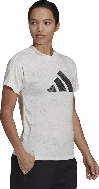 Bluzë sportive Adidas Winrs 3.0 Tee W, pambuk poliester, e bardhë
