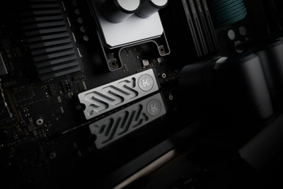 Ftohës M.2 NVMe EK Water Blocks Quantum Convection, alumini, 2280, argjendt dhe i zi
