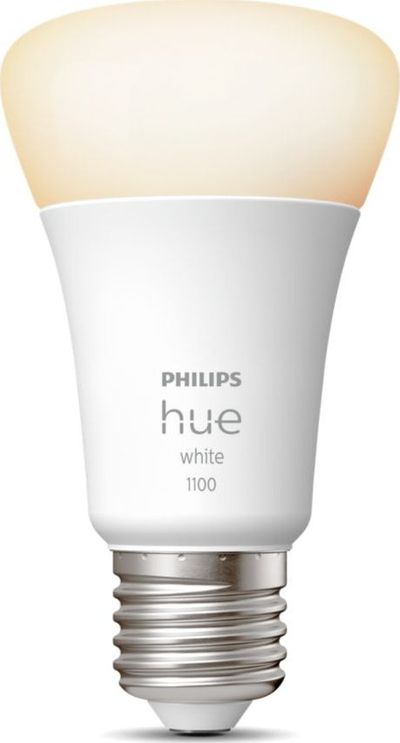 Llambë e zgjuar Philips Hue E27 A60, 9.5W, dritë e bardhë e ngrohtë
