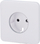 Panel frontal për prizë Smart Schuko SoloCover Ajax, standalone, i bardhë