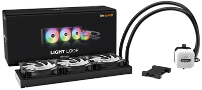 Ftohës uji CPU Be Quiet Light Loop 360mm, ARGB, i zi