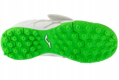 Këpucë futbolli Joma Super Copa Jr 2502 TF, turf, lëkurë sintetike, të bardha, nr 32