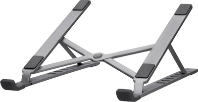 Qëndrim laptopi Silver Monkey Blanc, ergonomik, i palosshëm, ngjyrë argjendi