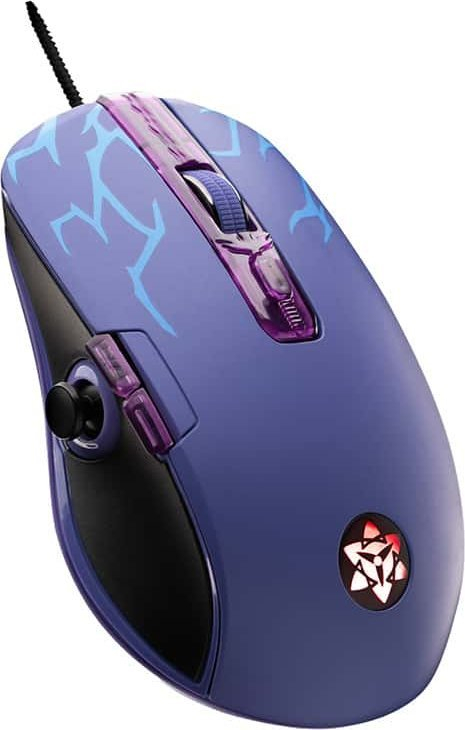 Mouse gaming Lexip x Tsume Naruto Shippuden Sasuke Revenge, joystick anësor, sipërfaqe qeramike, i zi