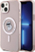 Mbulesë telefoni Karl Lagerfeld KLHMP15MHFCCNOP, për iPhone 15 Plus 14 Plus 6.7", kafe roze
