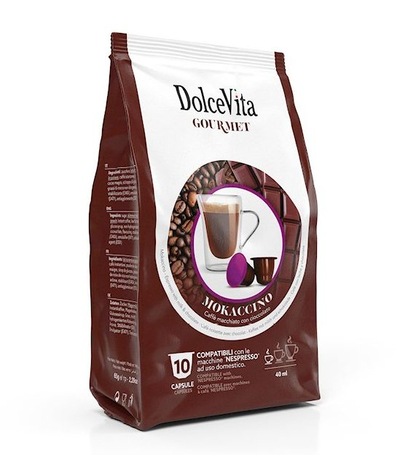 Dolce Vita Mokaccino, përzierje kompatibile me Nescafè® Dolce Gusto® (16 kapsula)