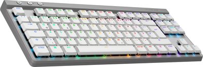 Tastierë Logitech G G515 LIGHTSPEED TKL, QWERTZ gjermanisht, e bardhë
