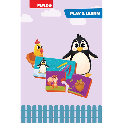 Puzzle edukativ Puedo What Do I Eat, 24 pjesë, për fëmijë 3+, shumëngjyrësh
