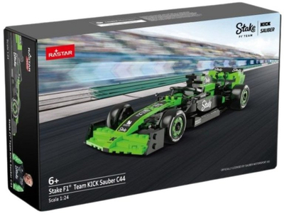 Set ndërtimi makinë garash Rastar KICK Sauber C44 F1 Stake, shkalla 1:24, 23 cm, shumëngjyrëshe