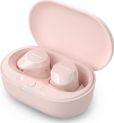 Kufje True Wireless Philips TAT1209 me kuti karikimi, rozë