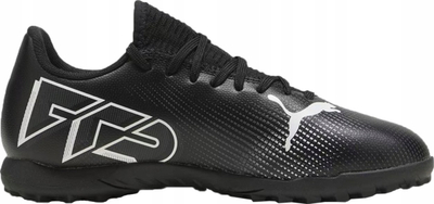 Këpucë futbolli Puma Future 7 Play TT Jr 107737 02, për kalamaj, për bar sintetik, të zeza