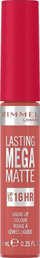 Buzëkuq i lëngshëm Rimmel Lasting Mega Matte, 7.4ml, Coral Sass