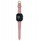 Rrip ore AmazingThing Class Band për Apple Watch 45 46 49mm, lëkurë natyrale, çelik inox, rozë