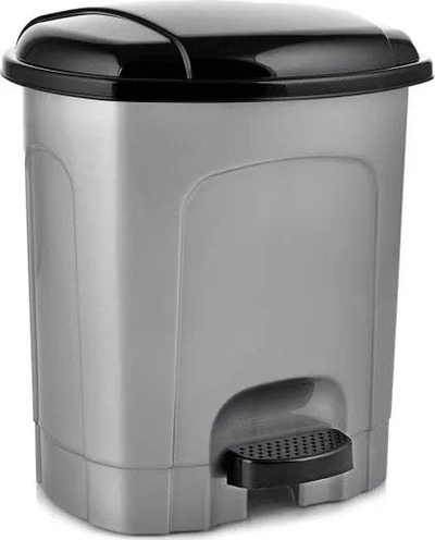 Koshi i mbeturinave Orion, 21L, me pedale, gri