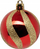 Set toptha Krishtlindjesh Atmosphera Colorama Christmas, 25 copë, plastikë e ricikluar 6cm, të kuq e të bardhë