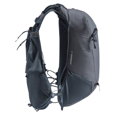 Çantë trail running Deuter Ascender 13L, shumë e lehtë, shkon me sistem hidratimi, gri e errët
