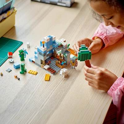 Set LEGO® Minecraft 21243 Ice Mountains, 304 pjesë