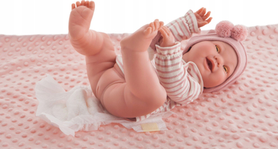 Kukull Antonio Juan Mia, 42cm, që duket si e vërtetë, me funksion urinimi