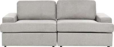 Divan Beliani Alla, 3 vende, material stof, gri e çelët
