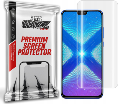 Mbrojtëse ekrani GrizzGlass Hydrofilm për Honor 8X, hydrogel, transparente