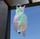 Repeler zogjsh OD19 Kukuvajkë Sitting Owl, holografike, 41 cm, PVC, shumëngjyrëshe