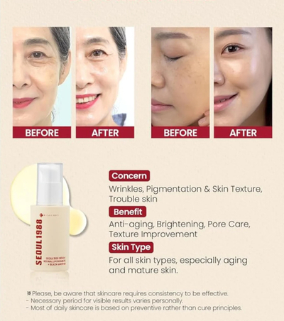Serum K-SECRET SEOUL 1988: Retinal Liposome 2% + Black Ginseng, 30 ml