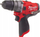 Stërvitëse goditëse pa kabllo Milwaukee M12 FPDX-202, 12V 2Ah, 44Nm, e kuqe