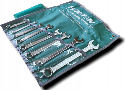 Set çelësash të kombinuar Honiton H0132, 8 copë, 6-22mm, argjendtë