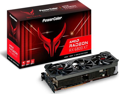 Kartelë grafike Power Color Radeon 6800XT Red Devil, 16GB GDDR6 (AXRX 6800XT 16GBD6-3DHE/OC)