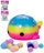 Lodër squishy Hippo Glamour Whale me xixa, 6cm, shumëngjyrëshe