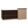 Banak recepsioni DALTON HM2068.01, melaminë, 240x80x106 cm, wenge bezhë