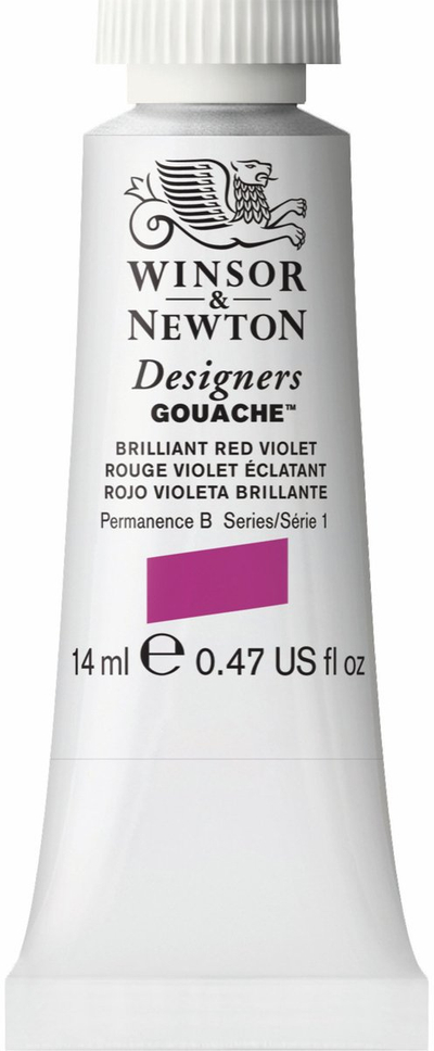 Bojë gouache Winsor & Newton Designers, 14ml, vjollcë e ndezur