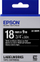 Shirit për printer Epson LK-5BWV (C53S655014), 18MM