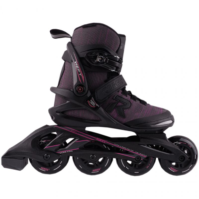 Patina inline Roces Weft Thread W 40087700001, shasi alumini, rulmentë ABEC 7, gri burgundy