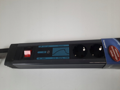 Zgjatues elektrik REV 0015663513, 6 vende Schuko, kabllo 3m, anthracite