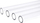 Tuba ftohjeje uji Alphacool HardTube PETG, 80cm 13/10mm, set 4 copë, transparent