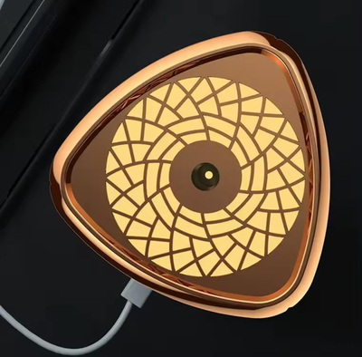 Lagështues ajri USB Ultrasonic Diffuser, 1L, LED RGB, i bardhë