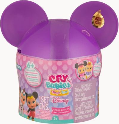 Lodër surprizë Cry Babies Magic Tears Disney, 1 kukull, vjollcë