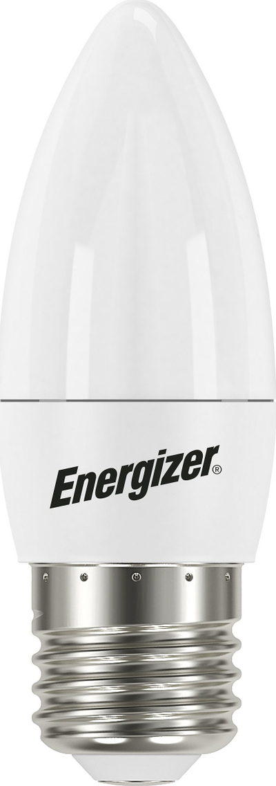 Set me 5 llampa LED Energizer Candle S17526, E27, 4.9W 470lm, dritë e bardhë e ngrohtë