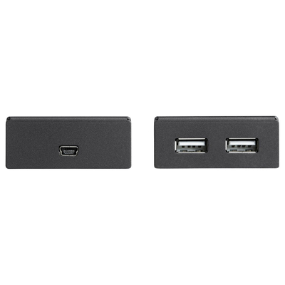 Extender USB StarTech USB2004EXTV, 4 porta USB 2.0, me kabllo Cat5 / Cat6, i zi
