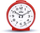 Orë me alarm Bentime hBE1505, e kuqe