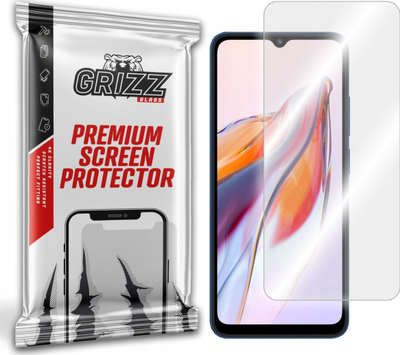 Xham mbrojtës GrizzGlass HybridGlass për Xiaomi Redmi 12C, hibrid, transparent