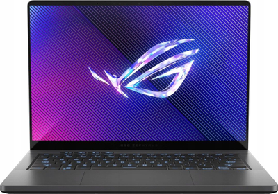 Laptop gaming ASUS ROG Zephyrus G14 GA403UI, 14" OLED 120Hz, Ryzen 9, RTX 4070, gri